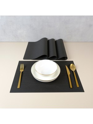 Maxstyle Matrix Chocolate 4 Parça Amerikan Servis 30X45 cm