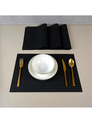Maxstyle Silverline 4 Parça Amerikan Servis 30X45 cm