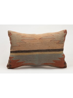 Kilim Wholesale El Yapımı Eski Kilimden Yapılmış Vintage Kırlent Kılıfı, Yün, 40X60 cm
