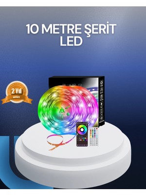 10 Metre USB Smart Şerit LED Kumandalı Telefon Kontrollü Veralya Tech