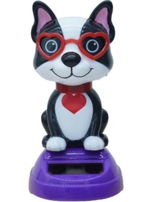 Güneş Enerjili Solar Sallanan Gözlüklü Kedi Veralya Tech