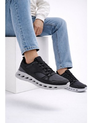 Slipcat Erkek Beyaz Street Style Sneaker Hafif Esnek Taban Günlük Kullanım Spor Yürüyüş Ayakkabısı