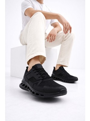 Slipcat Erkek Beyaz Street Style Sneaker Hafif Esnek Taban Günlük Kullanım Spor Yürüyüş Ayakkabısı