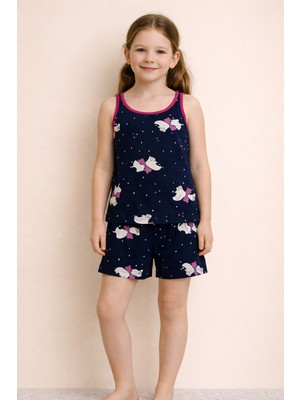 Hays Kız Çocuk Pamuklu Atlet Şortlu Pijama Takımı
