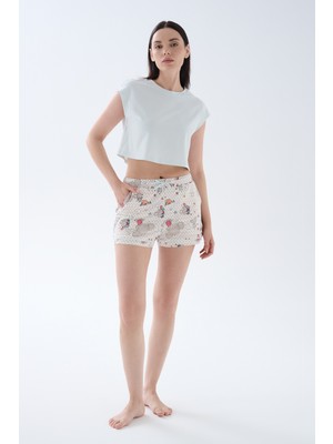 Hays Kadın Pamuklu Kısa Kollu Şortlu Pijama Takımı