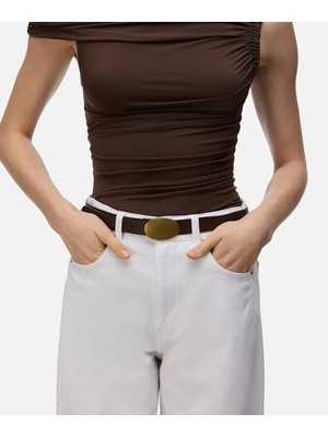 İpekyol Oval Metal Tokalı Kemer IS1260053044074