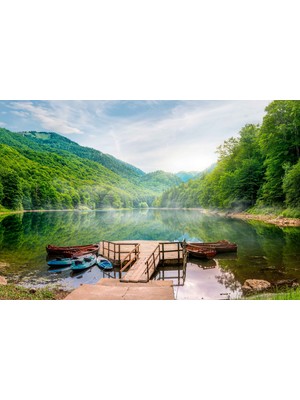 Aden Dijital Manzara Doğa Kanvas Tablo