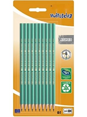 Calperia 10'lu Blister Kurşun Kalem Seti, Kıymık Oluşumuna Karşı Dayanıklı