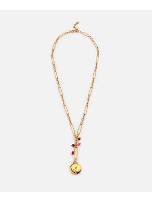 İpekyol Mercan Taşlı Yengeç Burcu Temalı Kolye IS1260051080265