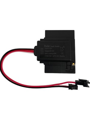 Hazar Led 12 Volt 5 Amper 60 Watt Radar Sensörü Ayna Arkası Sensör Banyo Aynası Sensörü Mobilya Sensörü