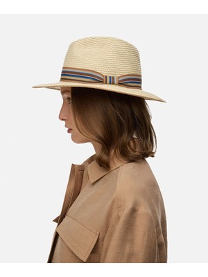 İpekyol Kontrast Kumaş Şeritli Şapka IS1260077045023
