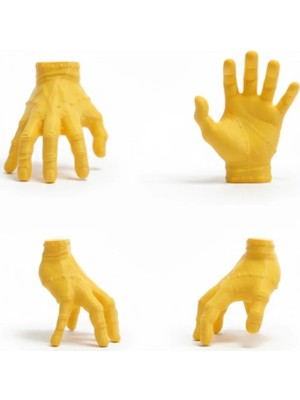 3D Sarı El Tasarım Dekor 17X16 cm Konsol ve Şömine Üstü Aksesuar Veralya Tech