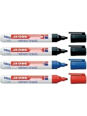 Calperia 360 Xl Doldurulabilir Beyaz Tahta Kalemi Seti, 4'lü