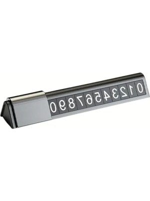 Calperia Manyetik Fosforlu Geçici Park Numaratörü - Şık ve Dayanıklı