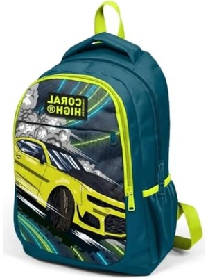 Calperia Üç Bölmeli Polyester Sırt Çantası - Erkek Çocuklar Için