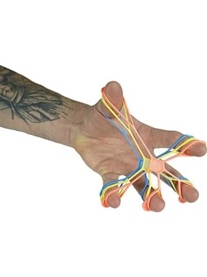 Calperia Silikon El Ekstiyon Lastiği Seti - 3 Farklı Sertlikte