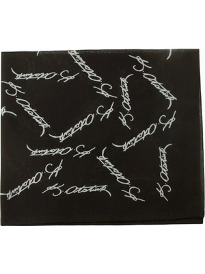 Pileli Store Atatürk Imzalı Desenli Bandana 50*50