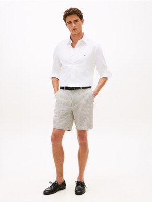 ShopINN Performance Pıque Oxford Erkek Beyaz Uk Gömlek - MW0MW41781