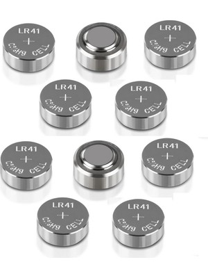 Senka Oxford Ag3 LR41 392 SR41 1.5V Alkalin Saat Pili 10 Adet