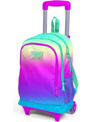 Calperia Işıklı Tekerlekli Çekçek Sırt Çanta