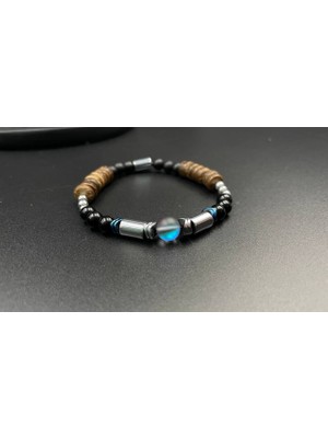 Magicgrange Star Wars Millennium Erkekeği Bileklik – Ahşap & Metal Kombinli Erkek Takı