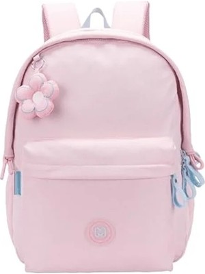 Calperia Parlak Sim Detaylı Pembe Sırt Çantası