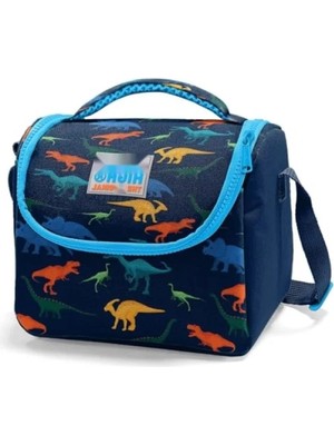 Calperia Mat Polyester Dinazor Tasarımlı Çocuk Beslenme Çantası