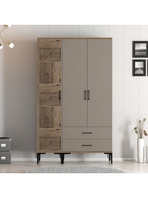 Variant Mobilya Kumsal 3 Kapılı (Pt) Gardrop - Lidya / Atlas