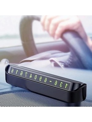 Calperia Fosforlu Telefon Numarası Plaketi - Acil Durumlar Için Görünürlük
