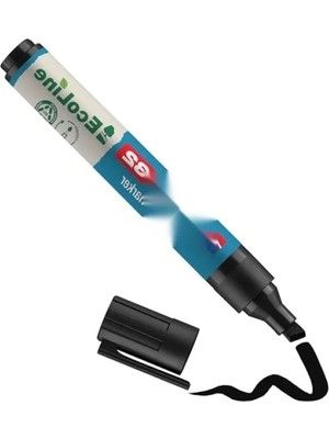 Calperia Yeniden Doldurulabilir Flipchart Kalemi, Siyah, Kesik Uç