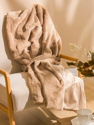 Lc Waikiki Bej Pelüş Tv Battaniyesi