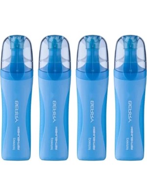 Calperia Fosforlu Pastel Mavi Kalem Seti - 4'lü Yüksek Kalite