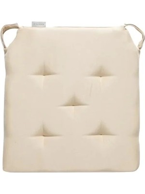 Calperia Bej Renkli Sandalye Minderi - 40 x 40 x 4 cm