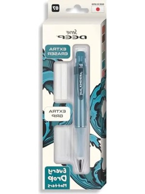 Calperia Gizlenebilir Uç Mekanizmalı Versatil Kalem Seti - 0.7 mm Okyanus Mavisi