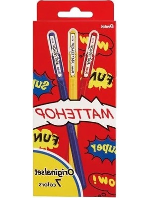 Calperia Parlak Jel Roller Kalem Seti - 1.0 mm Uç - 7 Adet