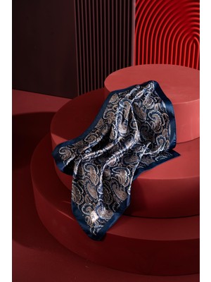 Jawel Kadın Şal Desen 55*55 cm Bandana & Fular