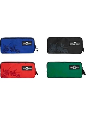 Calperia Çift Gözlü Kalem Çantası - Su Geçirmez Polyester Kumaş