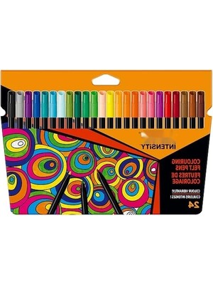 Calperia Yıkanabilir 24 Renk Keçeli Kalem Seti