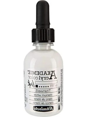 Calperia Yüksek Kaliteli Akrilik Mürekkep 50 ml - Titanium Beyaz