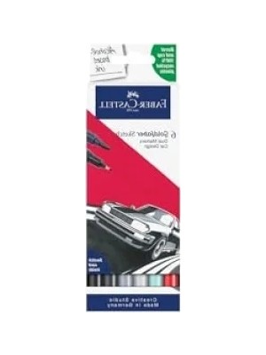 Calperia Çift Uçlu Tasarım Markör Seti - 6'lı, Alkol Bazlı, Kalıcı Mürekkep