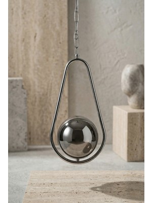 Vivido Home Damla Tekli Krom Avize