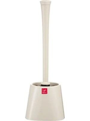 Calperia Şık Tasarımlı Opak Bej Tuvalet Fırçası