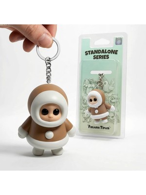 Xtoys Kadın Eskimo İnüit Çanta Charmı ve Aksesuarı Kız Arkadaşa Komik Hediye Anahtarlık | Iglu