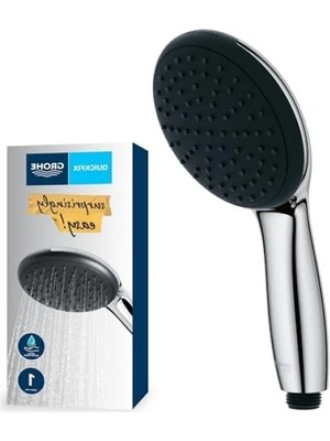 Calperia Yağmur Duşu ve El Duşu Kombinasyonu - 110MM Krom Tasarım