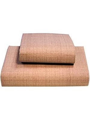 AT7511 Çift Kişilik Çarşaf Seti, Sütlü Kahve