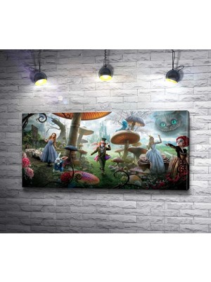 Şehzat Alice Harikalar Diyarında Kanvas Tablo