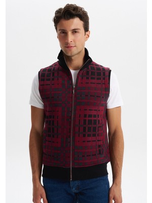 Ar-ma Erkek Yelek Baskisiz Yandan Cepli Tam Fermuar Yelek Örme Kumaş Slim Fit %70 Pamuk %30 Polyester 30/1 Şardonlu Üç İplik Y6SSO9490