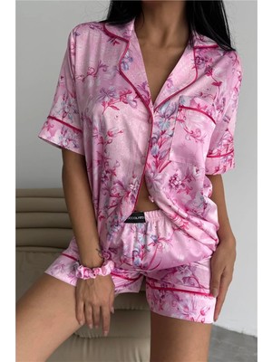 Coccolarsi Colori Del Mondo Saten Kısa Pijama Takımı CDM2132