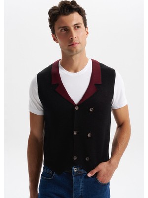 Ar-ma Erkek Yelek Basic Baskisiz Cepsiz Slim Fit Tek Toplama Licrali Pike K0YYO0857