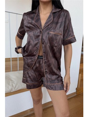 Coccolarsi Colori Del Mondo Saten Kısa Pijama Takımı CDM1505